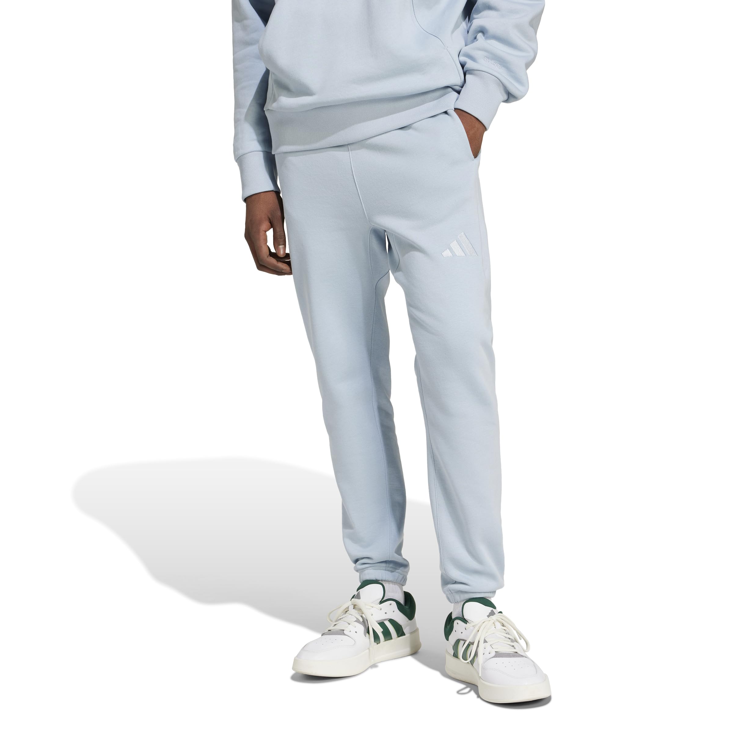 adidas Men's All Szn Fleece Regular Tapered Pants Track Pants