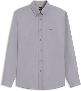Boss Men's Shirt Long Sleeve Cotton 50519707