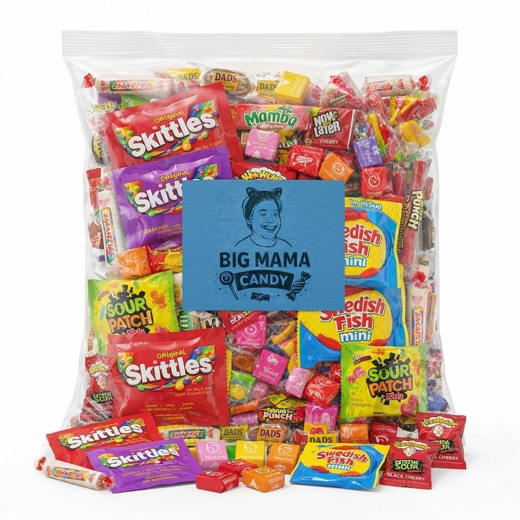 Big Mama Halloween Candy Bulk Bag Assorted Individually Wrapped 2 lb | Individua