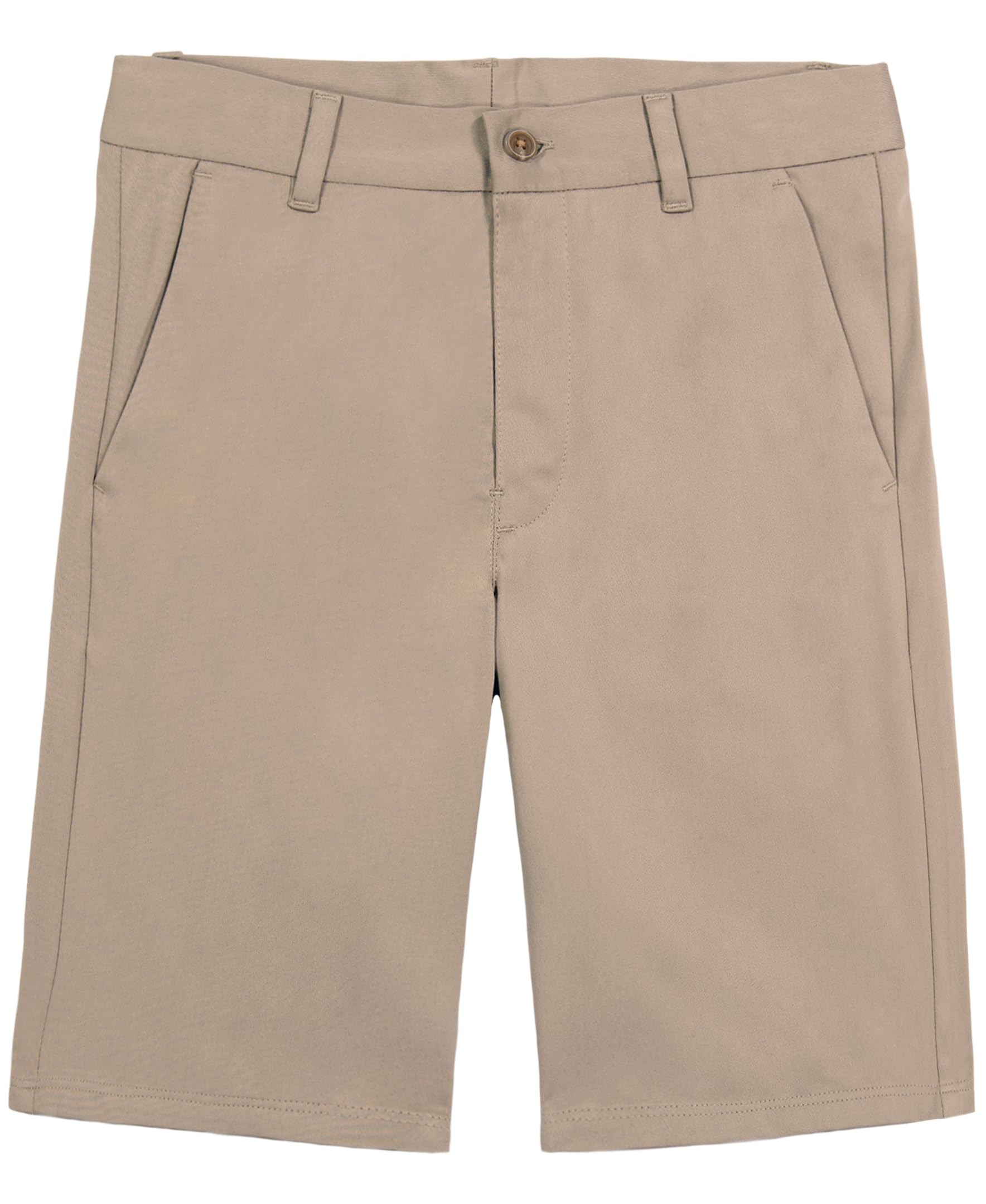 Nautica School Uniform Flat Front Stretch Twill Shorts - School Uniform Flat Fro