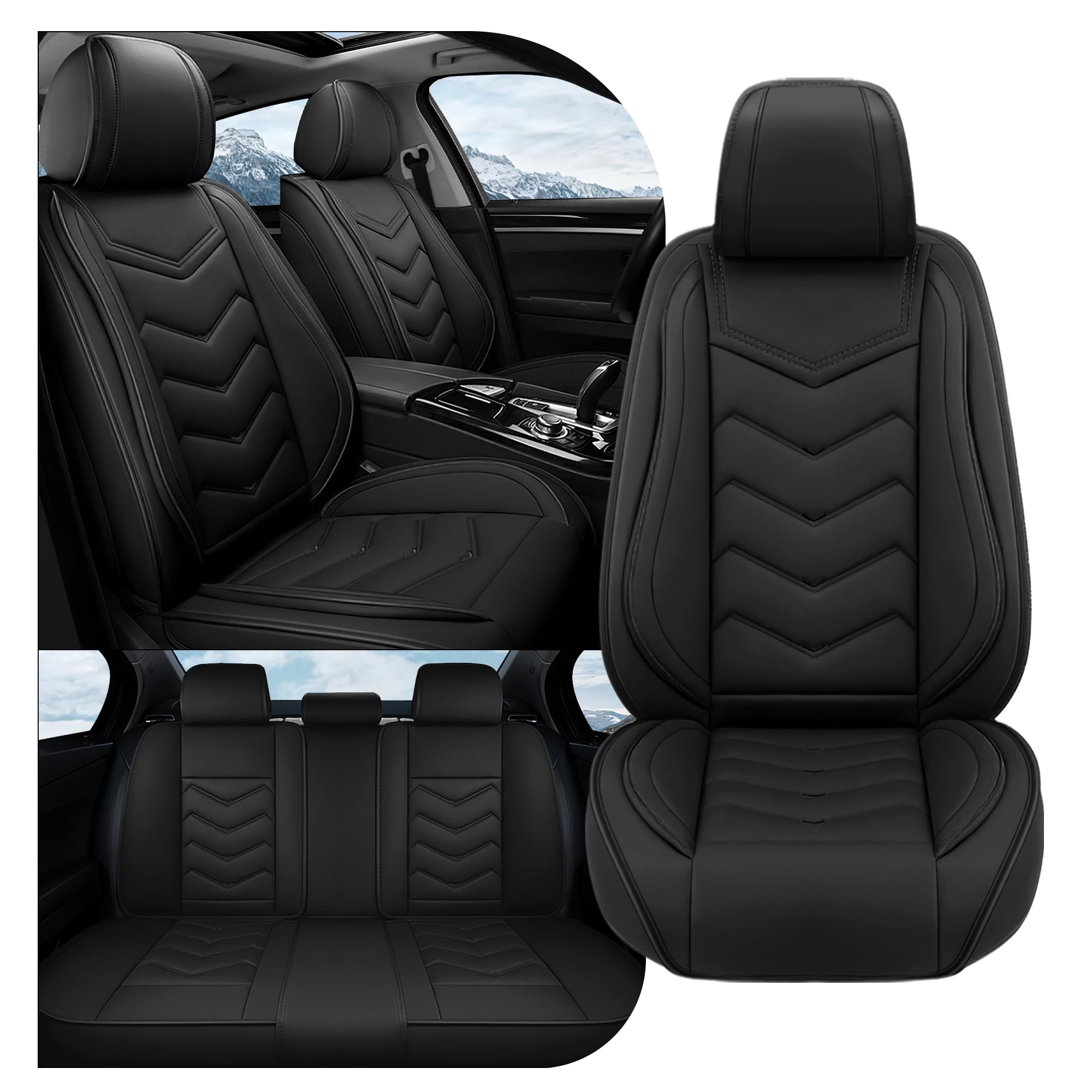Car Seat Covers Fit for Honda Accord 2000-2026, Stylish Sport Seat Covers, Water