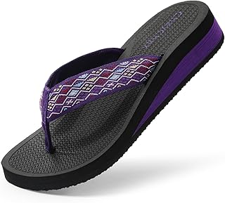 ChayChax Thongs Women's Lightweight Beach Sandals Summer Slippers Non-Slip Slippers