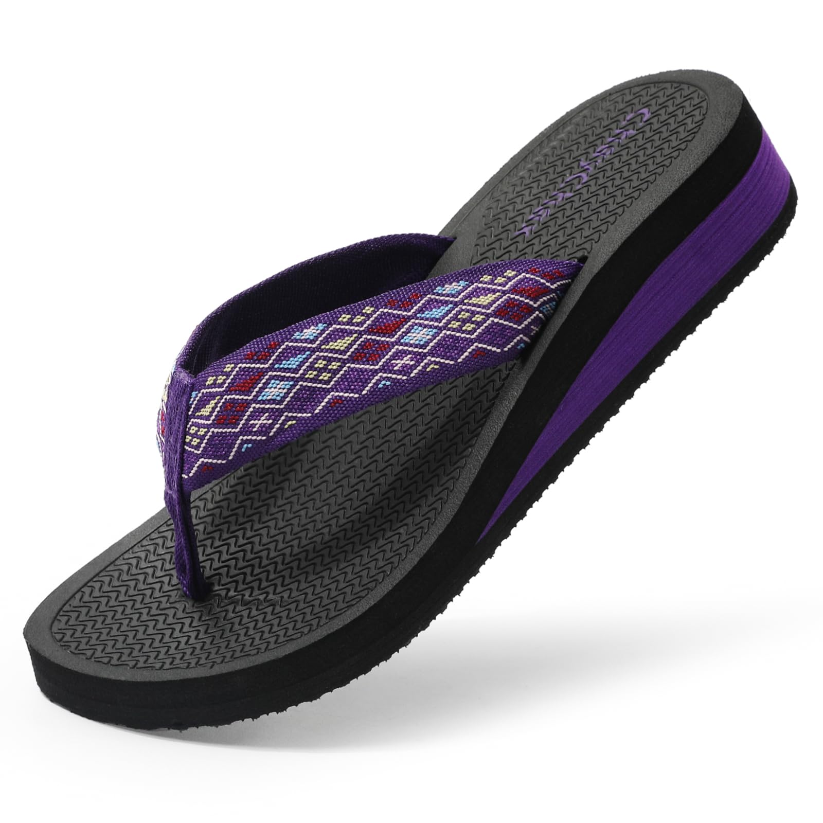 ChayChax Thongs Women's Lightweight Beach Sandals Summer Slippers Non-Slip Slipp