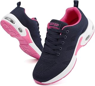 Women's trainers, sports shoes, running trainers, air walking trainers, breathable, lightweight running shoes, comfort, sports, fitness, tennis, outdoor, gym, jogging, athletic trainers