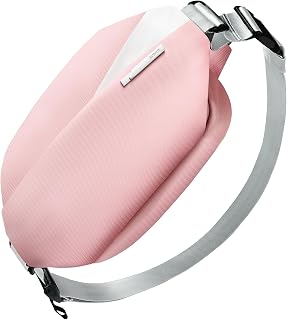 Inateck Shoulder Bag, Stylish Crossbody Bag with Adjustable Shoulder Strap, Splash-resistant Bib for Men and Women Multi-purpose Fanny Pack for Travel, Cycling, Work, Sport