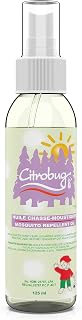 Citrobug All Natural Insect Repellent Oil for Kids, DEET-Free 125ml (4.2oz)