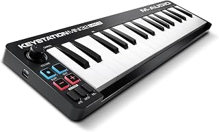 M-AUDIO Keystation Mini 32 MK3 USB MIDI Controller | Portable Mini Keyboard, 32 Velocity-Sensitive Keys, and Bundled DAW Recording Software