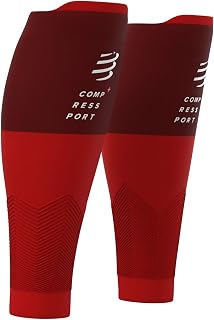 Compressport - R2V2 - Compression Knee Pads for Calves - Muscle Protection, Performance and Recovery - Ultralight and Anti-Fatigue - Running, Cycling, Trail and Triathlon