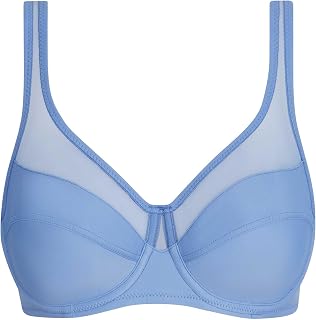 Dim Women's Classic Bra x1 | Perfect Support for Generous Breasts | Stretch Microfiber | U-Back and Wide Straps | Modern Look and Comfort