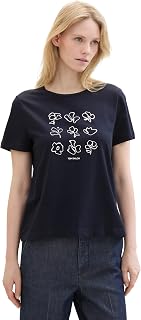 TOM TAILOR 1037400 Women's T-Shirt (Pack of 1)