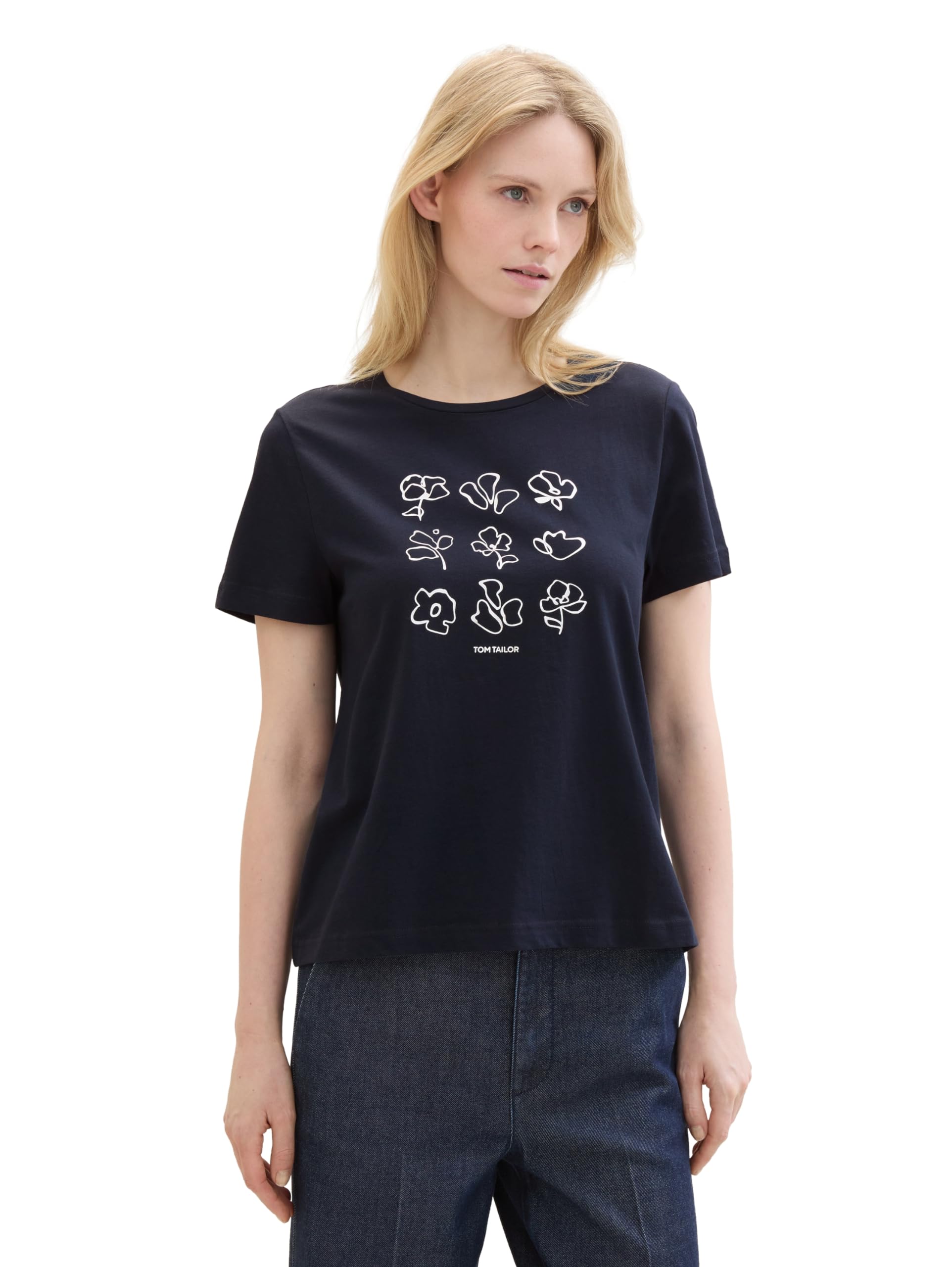 TOM TAILOR 1037400 Women's T-Shirt (Pack of 1)