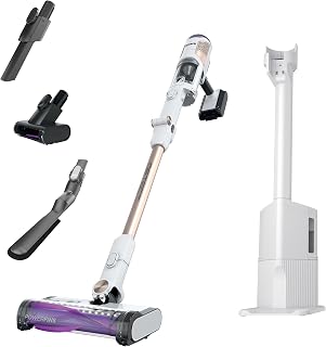 Shark IW4625 Detect Pro Auto-Empty System - Lightweight Cordless Stick Vacuum for Pet Hair with HEPA Filter, Flexible Wand, Portable Handheld, Charging Dock, Self-Cleaning Brushroll, Tools (Renewed)