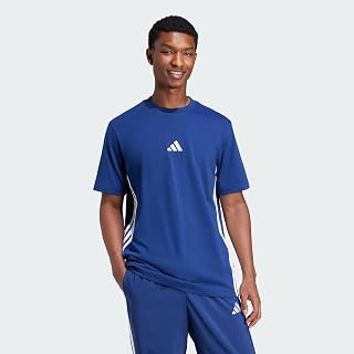 Adidas Men's Essential Three Stripes Single Jersey Tee