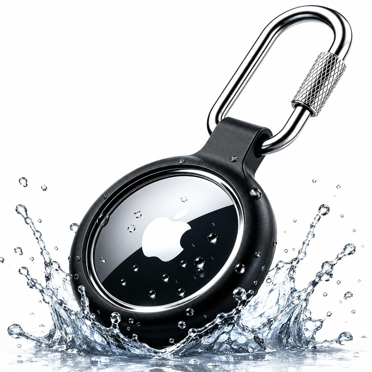 LandForce AirTag Holder Keychain, Waterproof Air Tag Case with Professional Cara