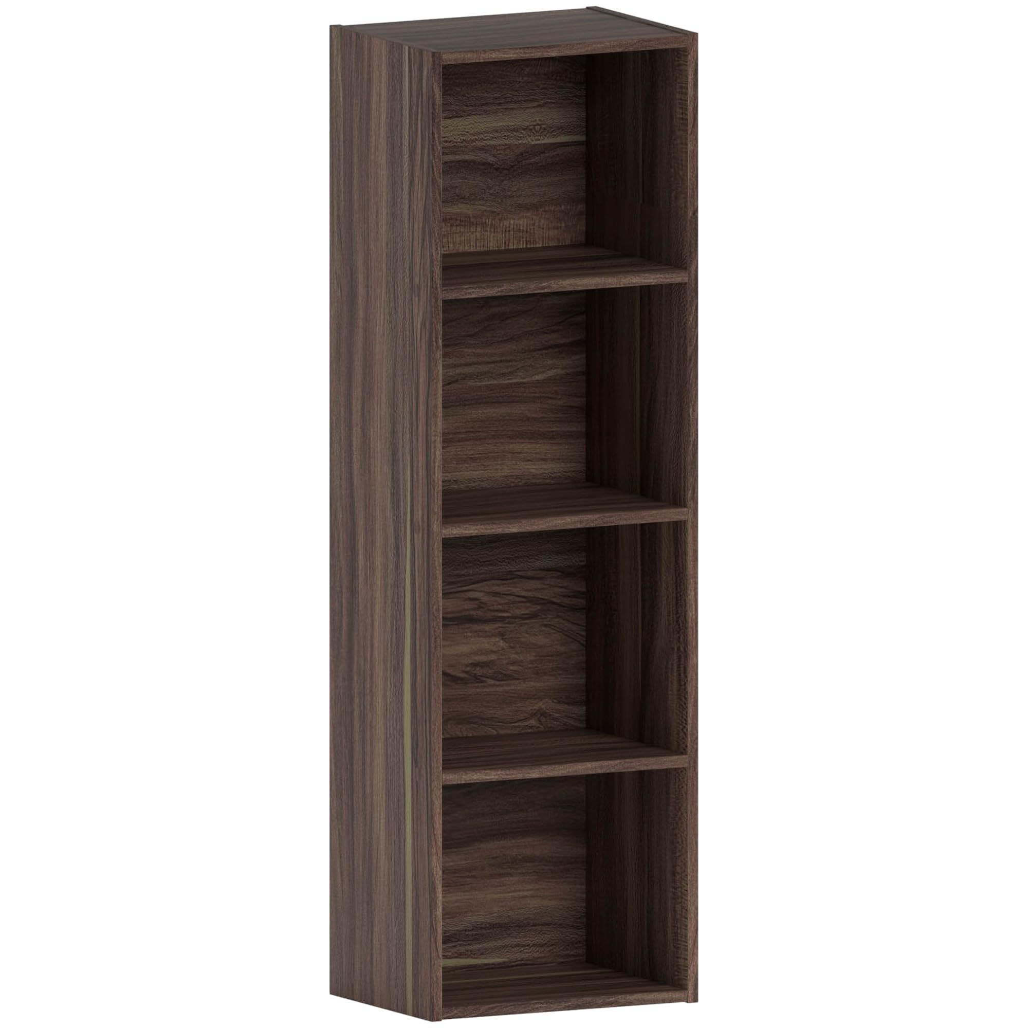 Vida Designs Oxford 4-Tier Cube Bookcase, Wooden Shelf Unit for Office, Living R