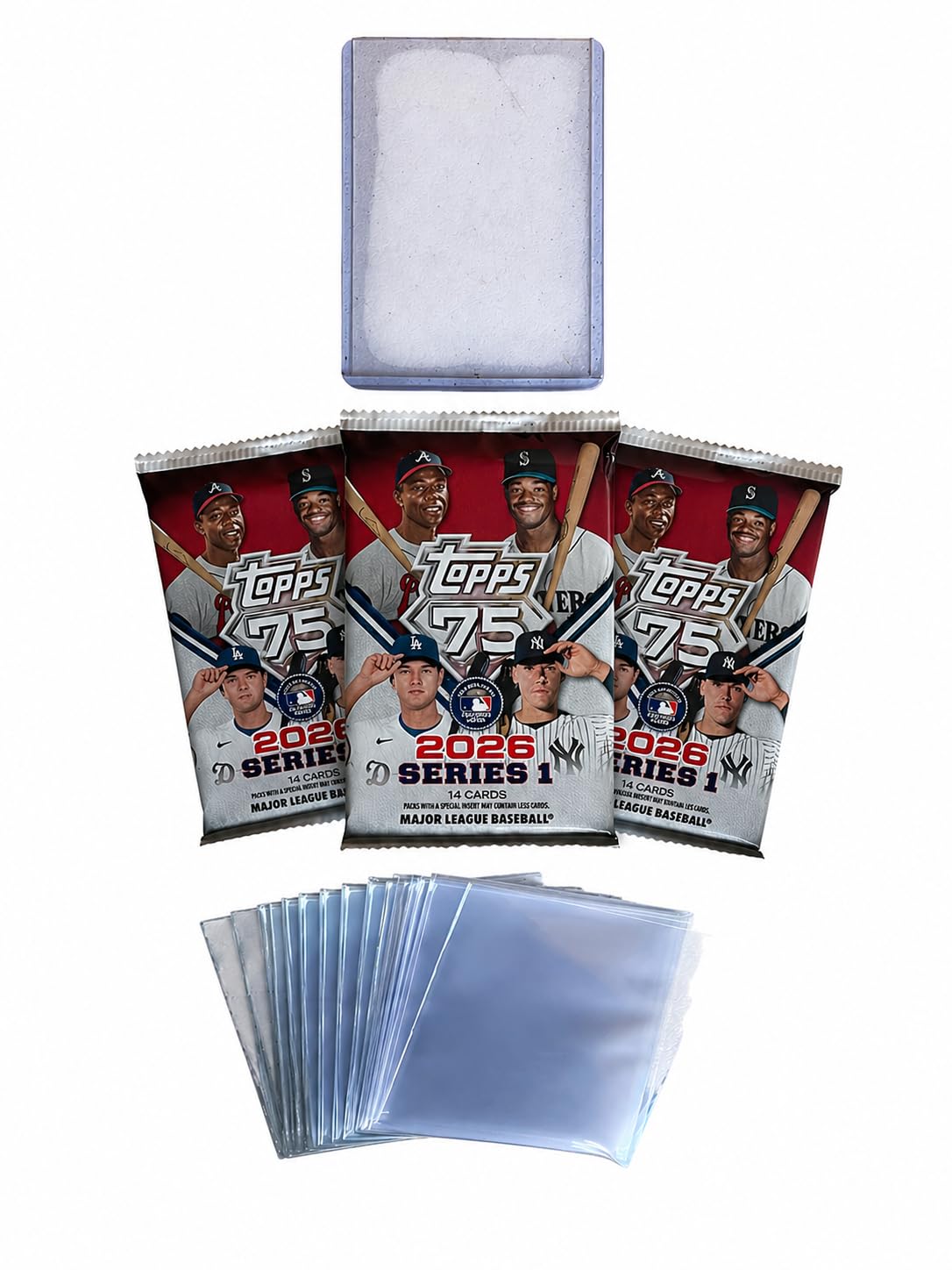 2026 Topps Series 1 Baseball Cards Value Pack – 3 Factory Sealed Packs (42 Cards