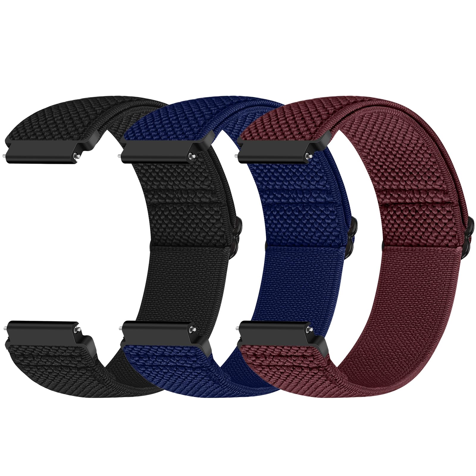 Runostrich Quick Release Nylon Watch Band - Choice of Width - 18mm, 19mm, 20mm, 