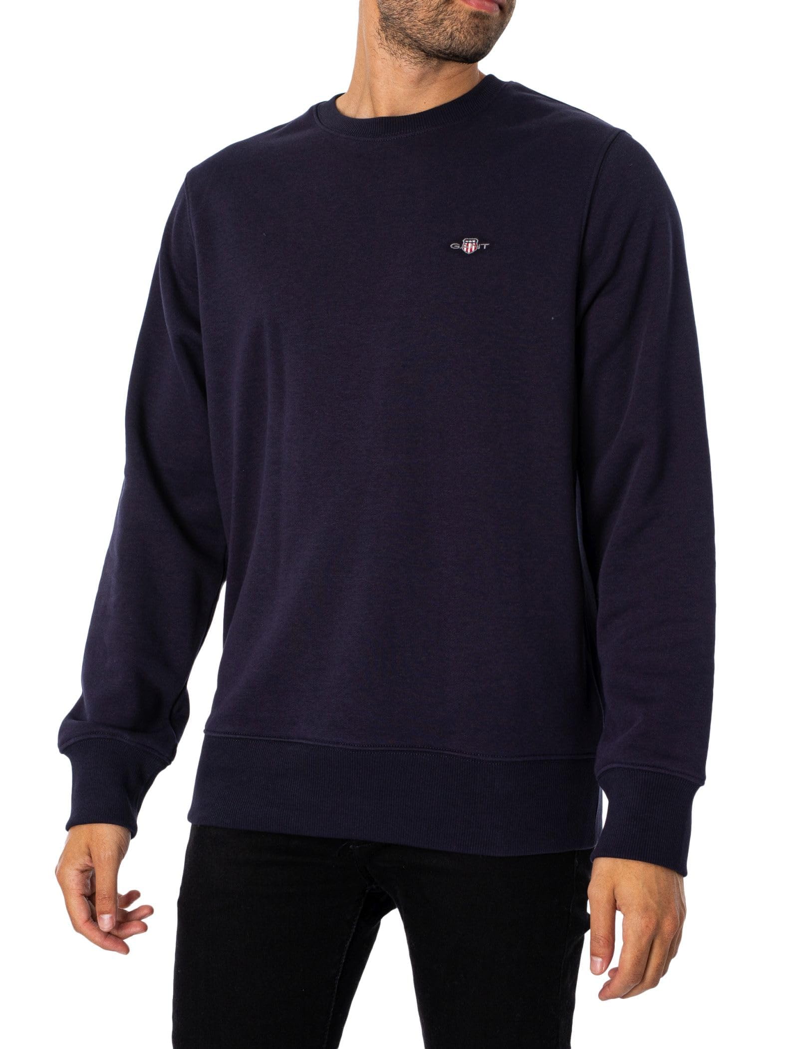 GANT Men's Regular Hoodie, Black