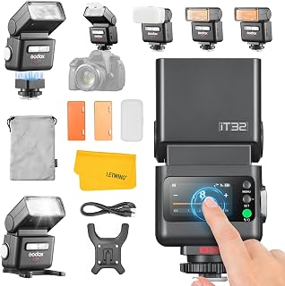 GODOX IT32 TTL Camera Flash with X5C Flash Trigger for Canon R50 R6 R7