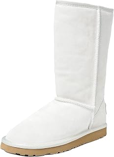 Ausland Women's Water Resistant Classic Leather Mid-Calf Snow Boots 5125