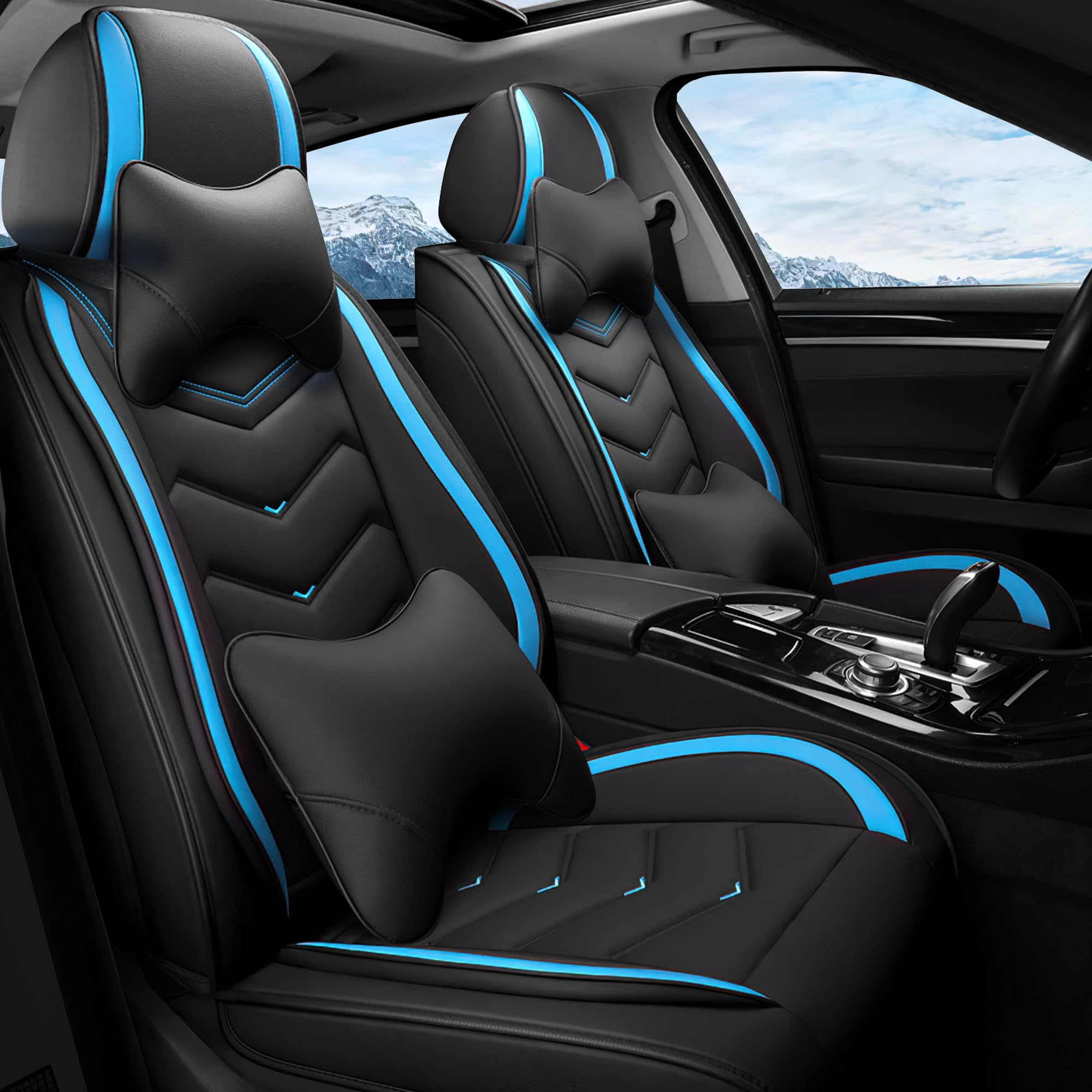 Car Seat Covers Fit for Ford Maverick 2000-2026, Stylish Sport Seat Covers, Wate