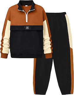 GEMLON ボーイズ 服 ハーフジップ トップス カラーブロック 2ピース ボーイズ 衣装 サイズ 6-14