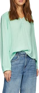 s.Oliver 2158808 Women's Long Sleeve V-Neck Shirt