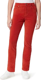 Gloria Vanderbilt Amanda Cord Slim HR Pantaloni Donna