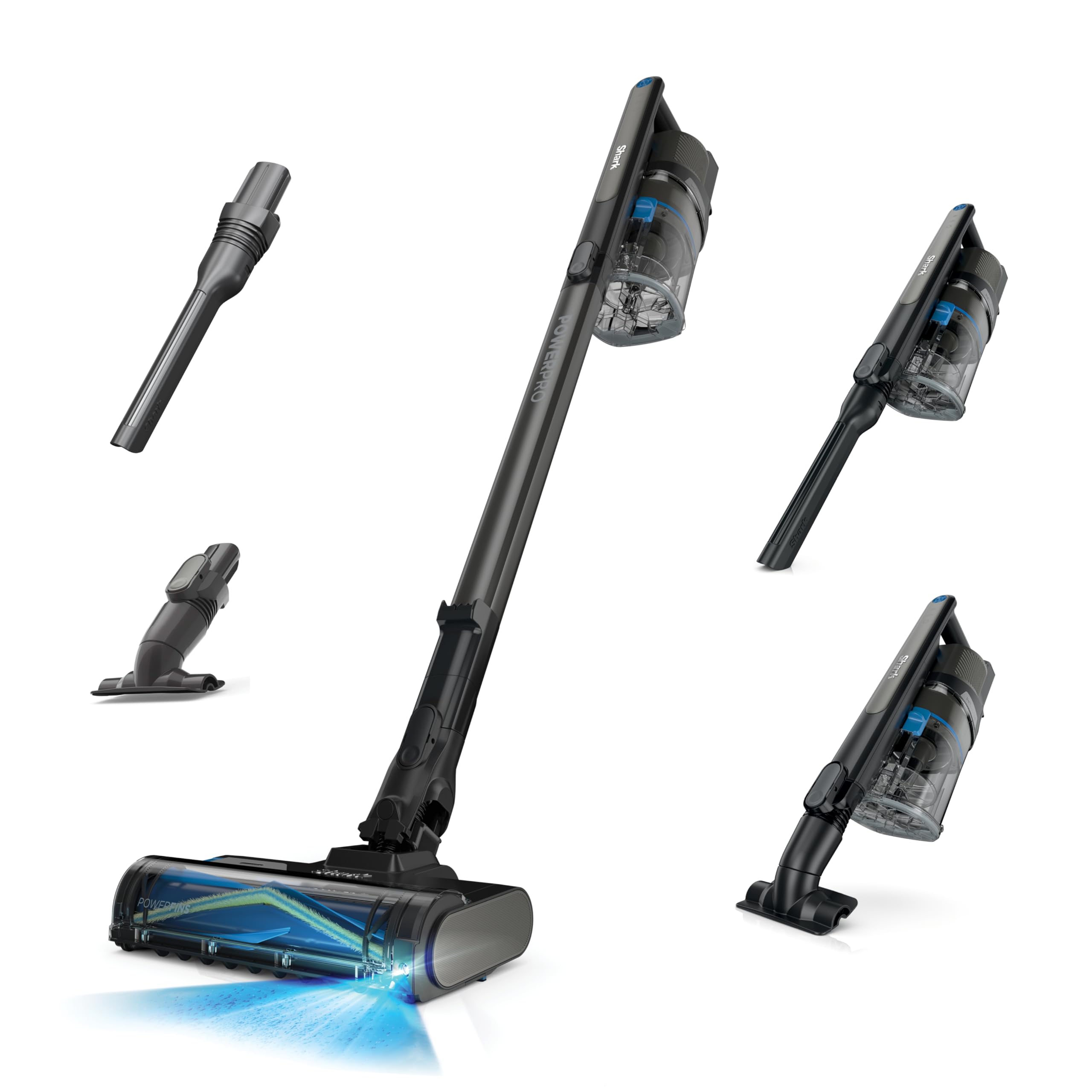 Shark PowerPro Reveal Plus Cordless Vacuum Cleaner - Charcoal - IZ376H | Lightwe