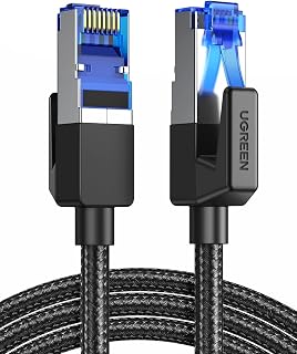 UGREEN Ethernet Cable 10m, Cat 8 High-Speed 40Gbps Internet Cable Braided