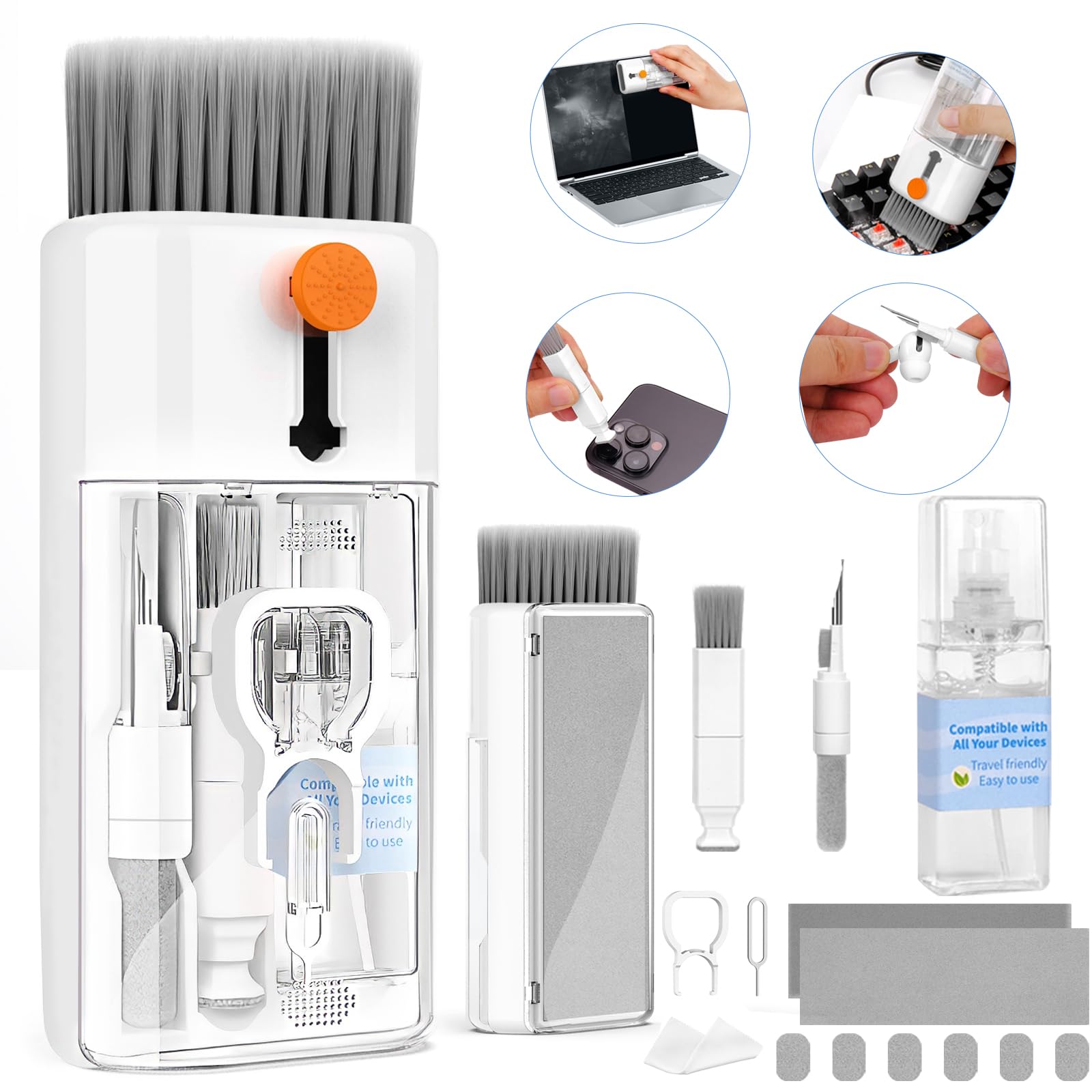 Keyboard Cleaner, Multi-Function Cleaning Kit for MacBook, Laptop, Computer | In