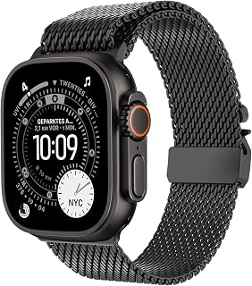 Band Compatible with Apple Watch Ultra 3 49mm 44mm 46mm 45mm 42mm Magnetic Metal and Stainless Steel Bands for Ultra 3 2 1,SE 3 2 1,iWatch Series 11 10 9 8 7 6 5 4 3 2 1 Women and men