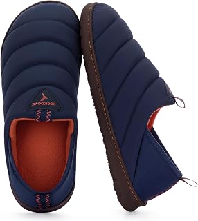 RockDove Pufflite Men's Two-Tone Cushioned Slipper with Indoor-Outdoor Sole