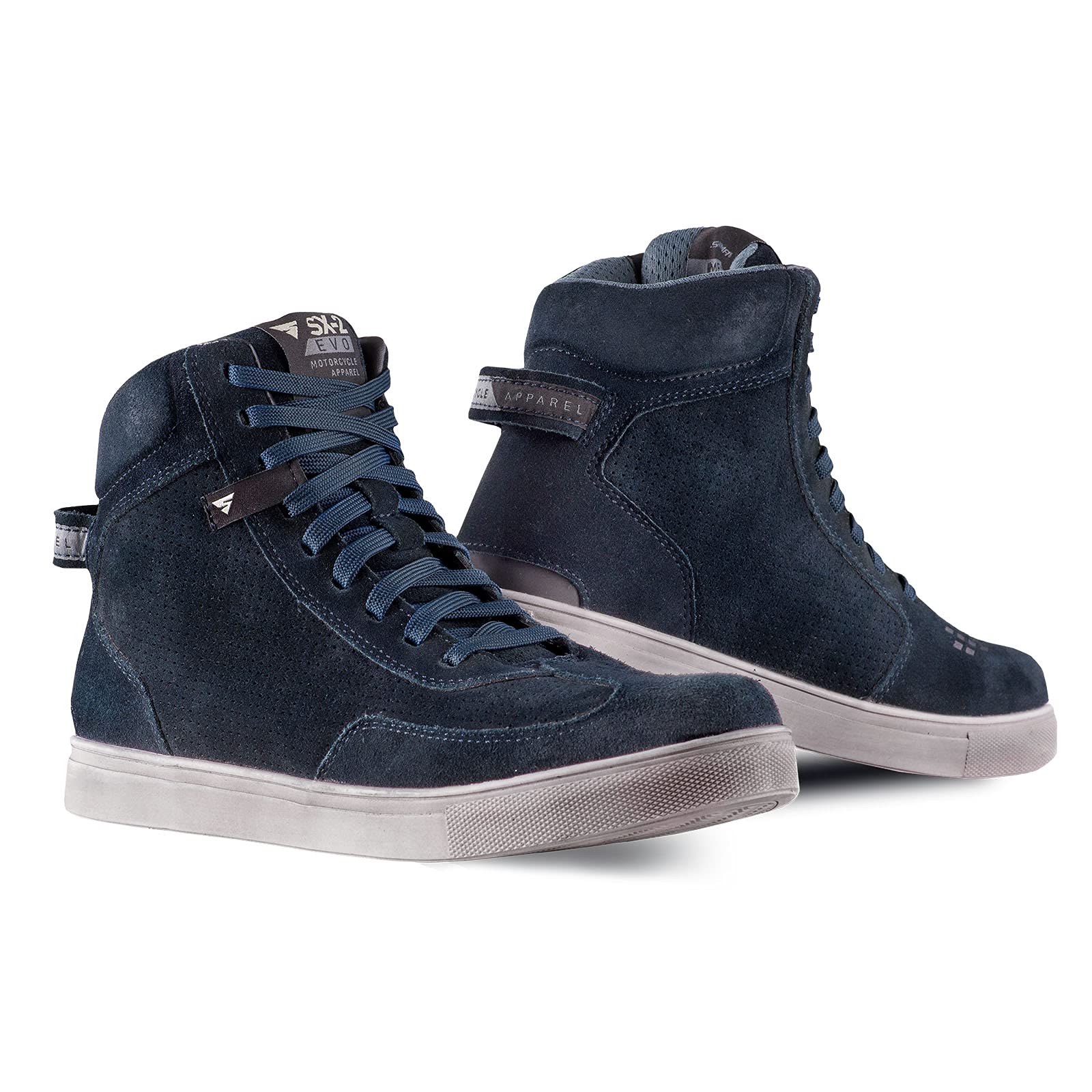SHIMA SX-2 EVO Motorbike Shoes for Men - Breathable, Reinforced Leather Street R