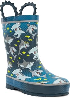 Western Chief Classic Waterproof Rubber Rain Boot with Handles for Girl