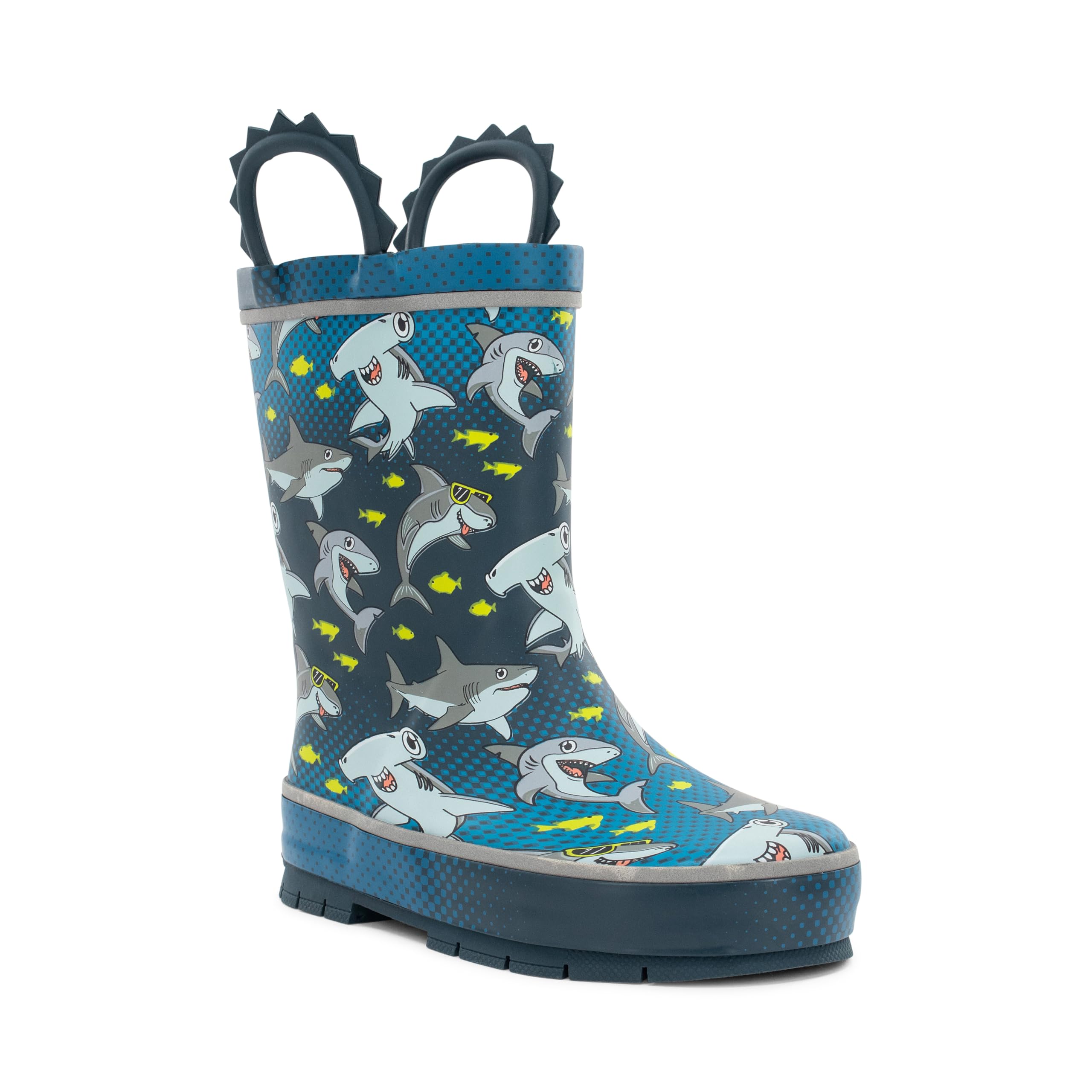 Western Chief Classic Waterproof Rubber Rain Boot with Handles for Girl