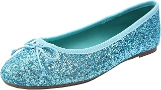 FEVERSOLE Women's Macaroon Colorful Memory Foam Cushion Insock Patent Ballet Flat