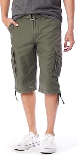 UNIONBAY Survivor Belted Cargo Shorts - Shorts - Survivor Cargo Shorts with Belt - Men