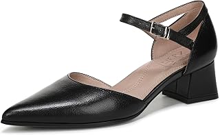 Naturalizer レディース Maddox ブロックヒールバックル留めストラップパンプス