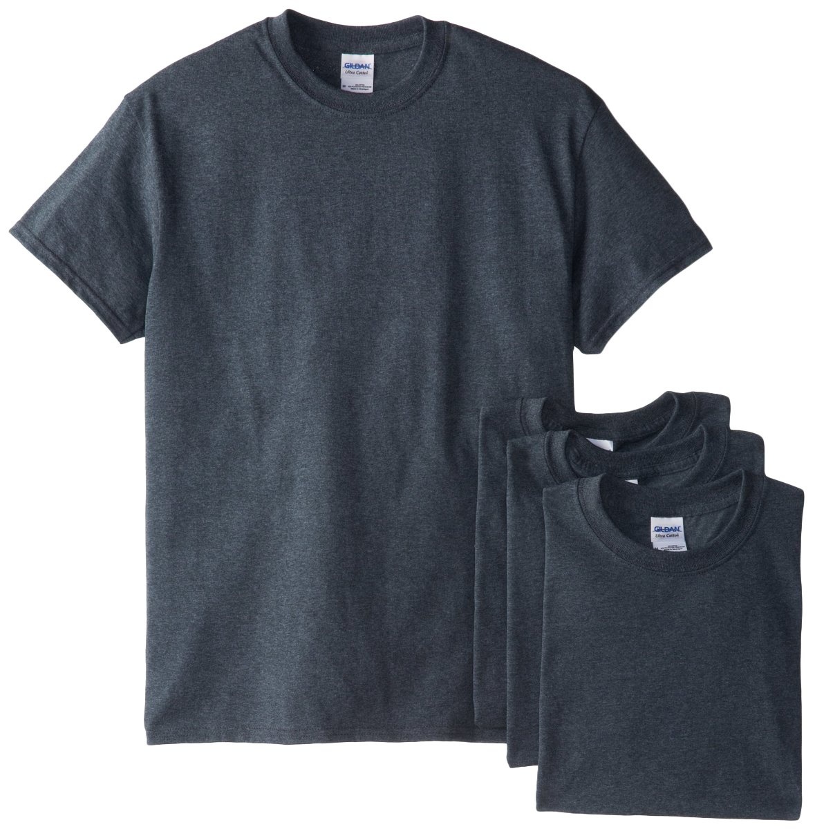 Gildan メンズ 半袖 4枚パック コットンジャージーTシャツ