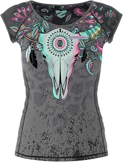 SMMASH Harley Squad 2.0 Women's Short-Sleeved Sports T-Shirt, Women's Sportswear for Fitness, Yoga, Training, Crossfit, Breathable and Antibacterial Material