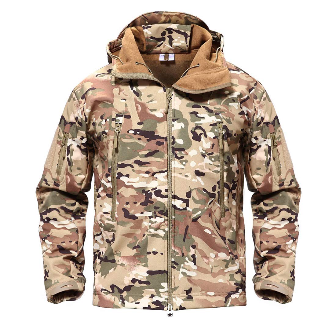Magcomsen Men's Waterproof Tactical Jackets Winter Outdoor Hiking Lightweight Ja