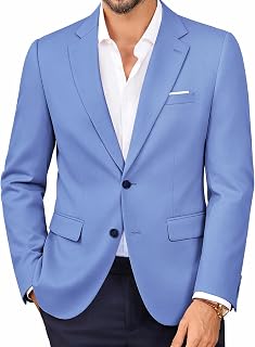 PJ PAUL JONES Mens Suit Jacket Business Casual Blazer Slim Fit Sport Coats