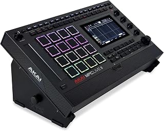 XTS Desktop Stand, for MPC Live 3 / Push 3 / Synths, 27 CM - 47 CM Size | 100% Solid Steel, Ultra-Stable, Holds Up To 12 KG, Fits Native Instruments Maschine / Roland TR-8S and similar size gear