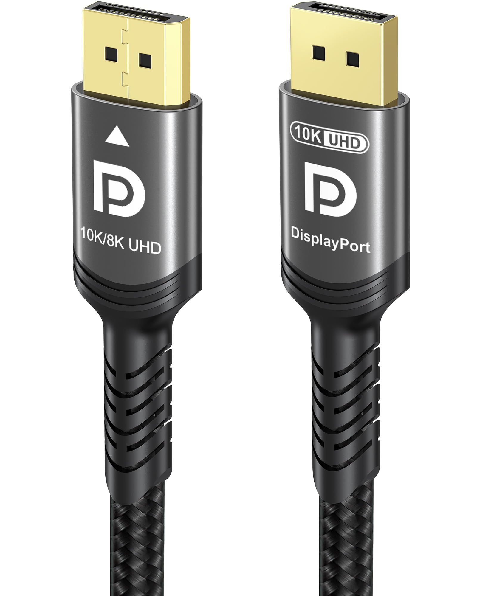 Ubluker 10K 8K 4K DisplayPort 2.1 Cable 54Gbps 1.5M, Certified DP to DP Cable 4K