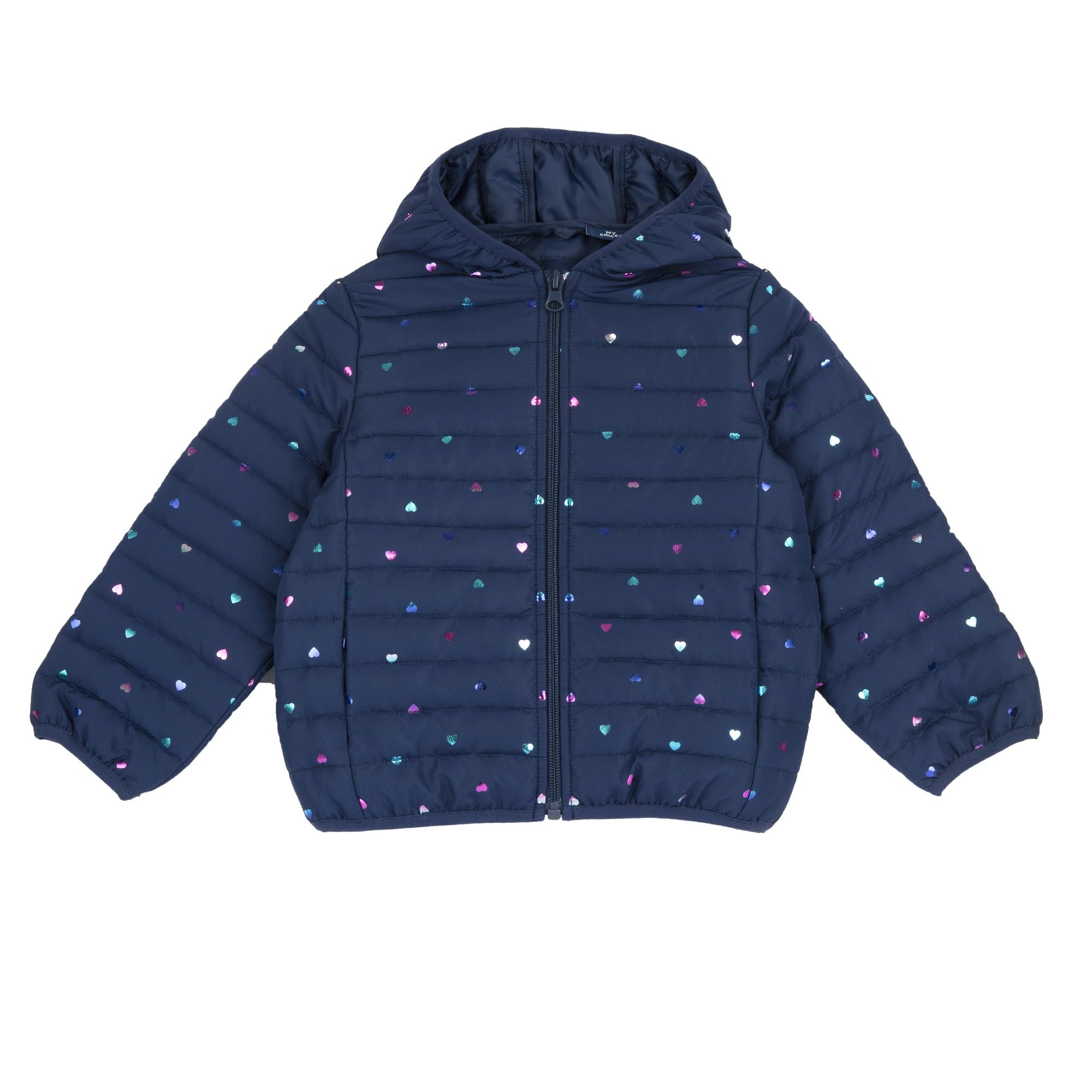 Chicco, Girls' Coat with 120 g Filling, with Hood and Practical Zip, Machine Was