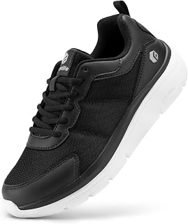 FitVille Extra Wide Walking Shoes Men's Lightweight Casual Shoes Shock Absorption Rebound Fitness Shoes Breathable Gym Flexible Flexible Size 40-50