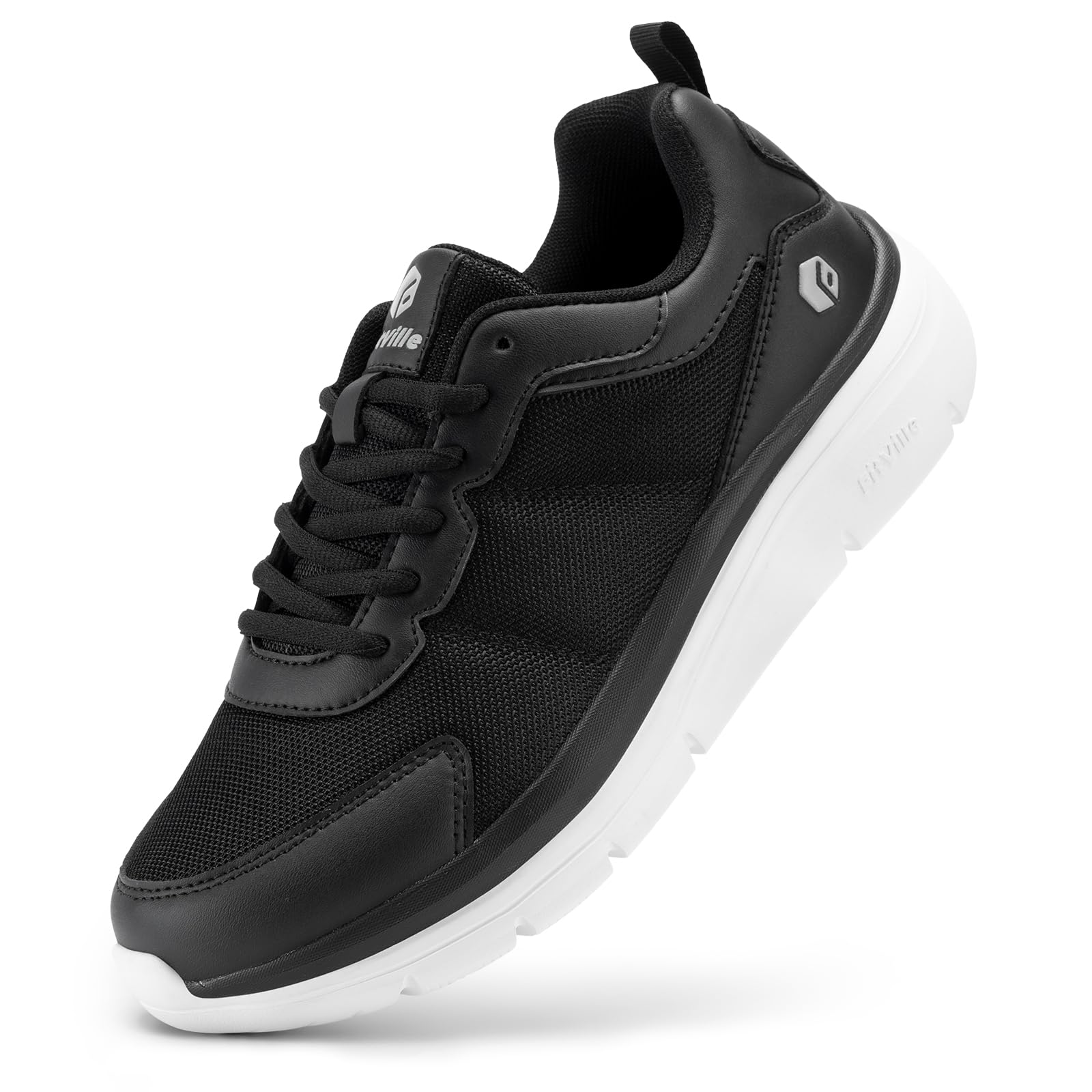 FitVille Extra Wide Walking Shoes Men's Lightweight Casual Shoes Shock Absorptio