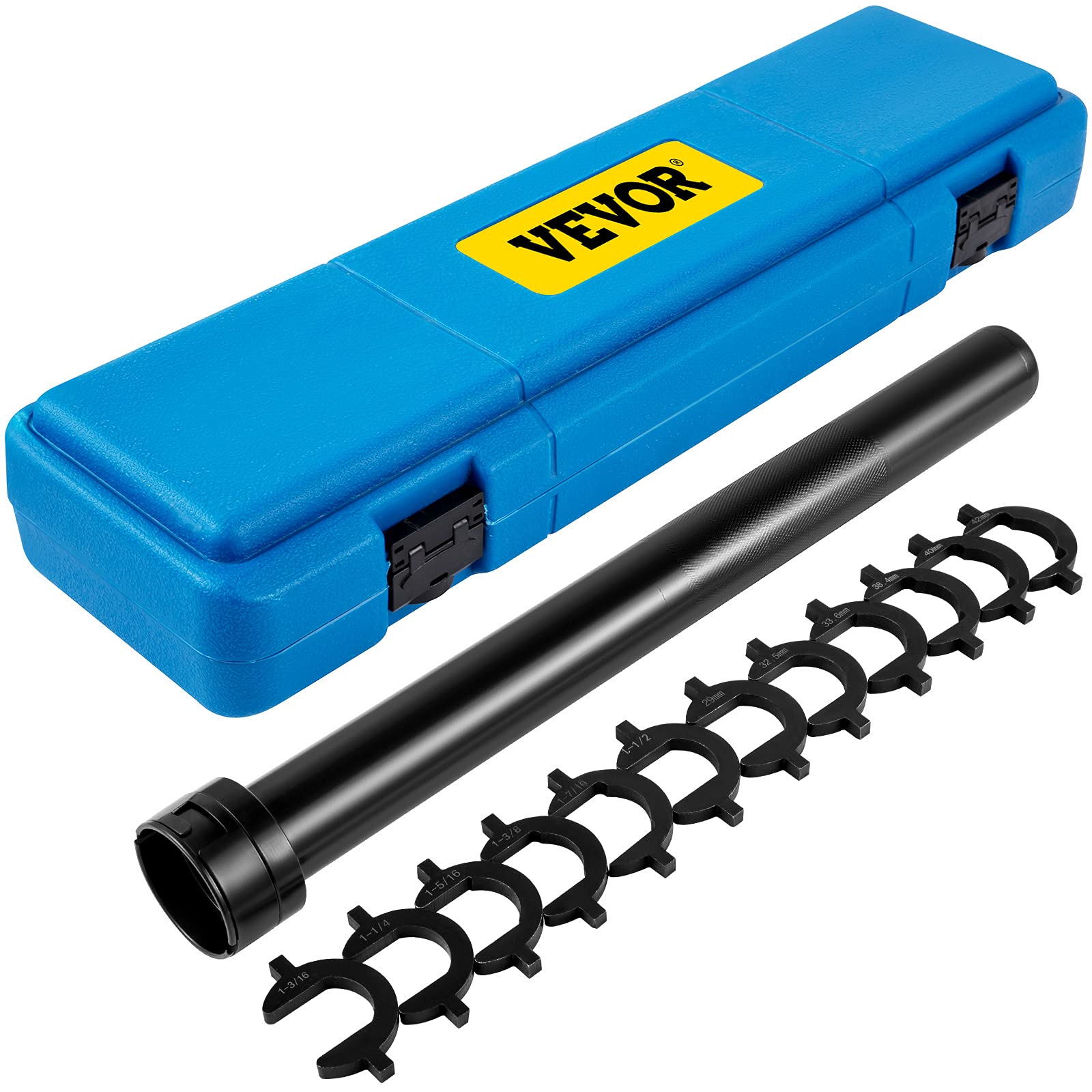 VEVOR Inner Tie Rod Tool Kit, 12 Pcs Tie Rod Removal Tool, 12 Pcs Crowfoot Adapt