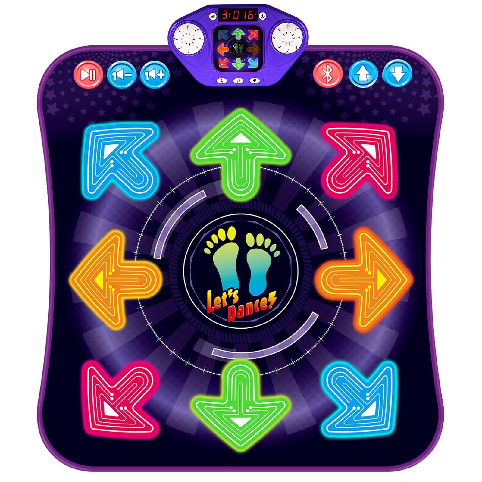 Dance Mat Toys for 3-12 Year Old Girls,Birthday Gifts for Kids Age 3+ | Dance Pa